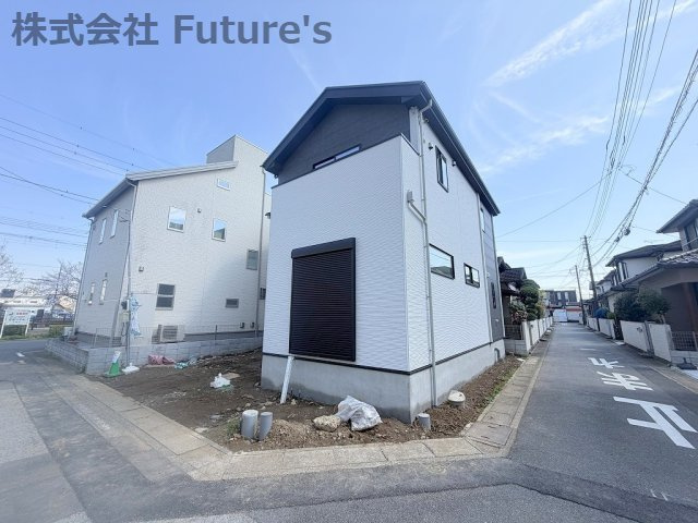 三郷市上彦名　新築戸建　全1棟の前面道路含む現地写真|前面道路含む現地写真です。