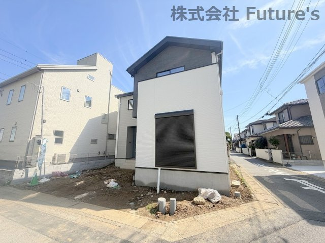 三郷市上彦名　新築戸建　全1棟の外観|現地の写真になります。