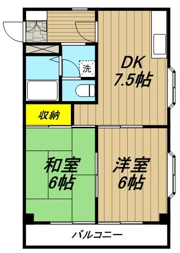 笹屋マンションの間取り