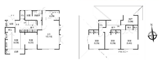 【間取り】 | 東松山市白山台　中古戸建