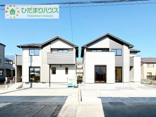 【外観】 | 取手市井野9期　新築戸建　2号棟 | デザイナーズのようなお洒落な外観です(^^♪