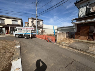 【前面道路含む現地写真】 | 坂戸市片柳　建築条件なし売地　東武東上線『北坂戸駅』徒歩15分　【片柳小学区】