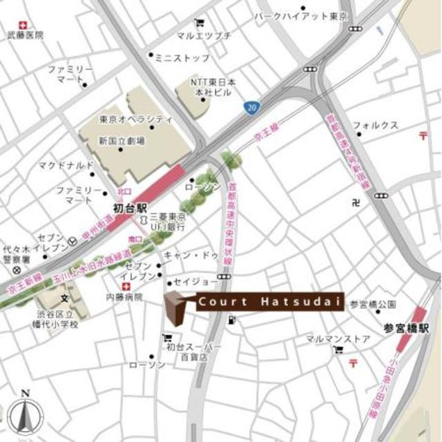 Ｃｏｕｒｔ　Ｈａｔｓｕｄａｉの地図