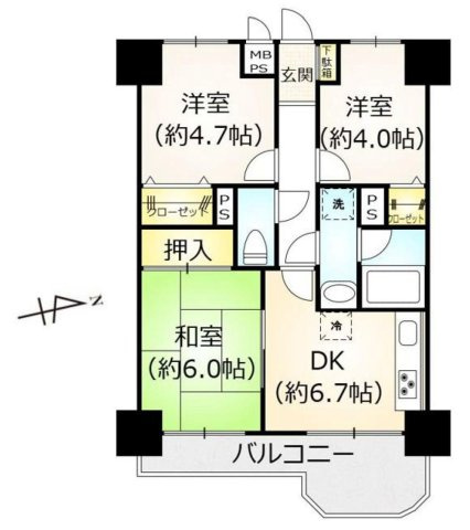 青梅市河辺町２丁目の中古マンション