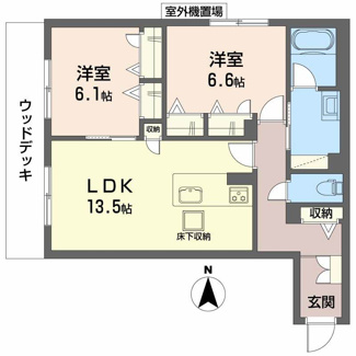 【間取り】 | グランコート北浦