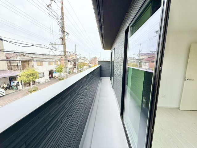 明石市日富美町のバルコニー