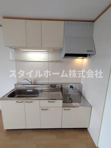 ハイステージ桜Aのキッチン|同建物内別部屋の写真です。