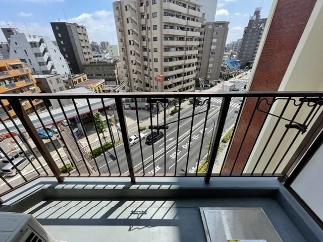 アトラス大山のバルコニー