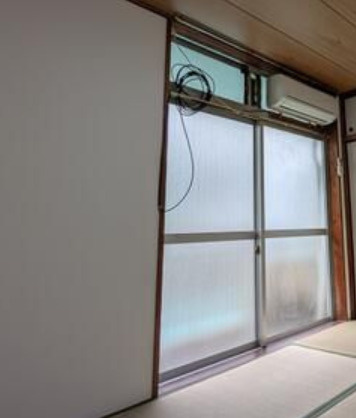 小野田ハイツのバルコニー