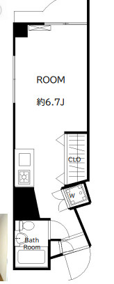 小野田ハイツの洗面所