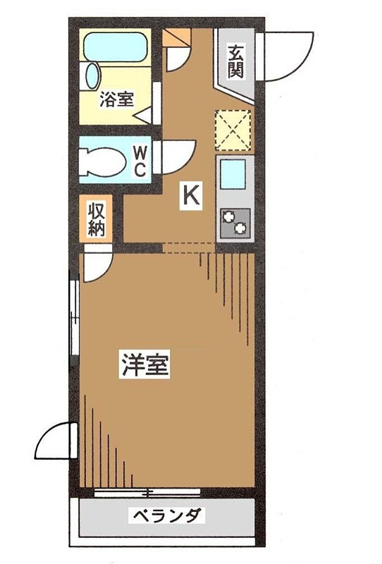 エクシヴ髙田の間取り