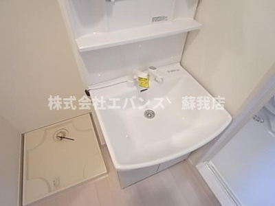 【独立洗面台】 | Patek蘇我(パテックソガ） | 独立洗面化粧台が付いています