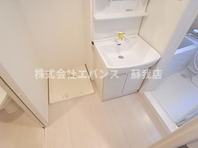 【洗面所】 | Patek蘇我(パテックソガ） | 広い洗面スペース