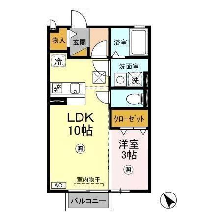 ヴィラ・グリーンの間取り|間取図