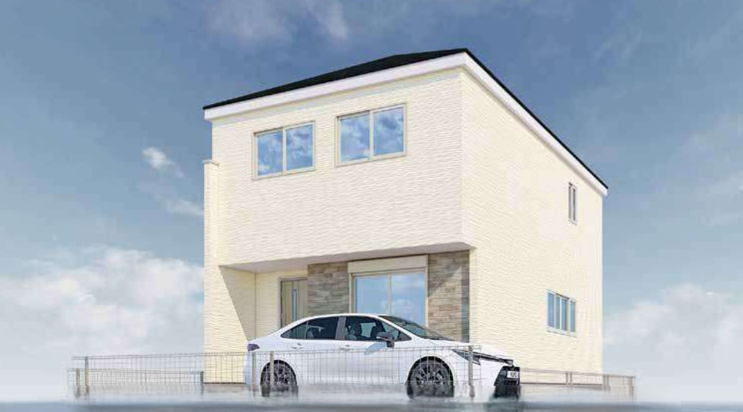 明石市日富美町の外観パース