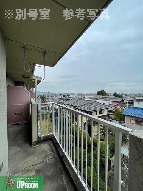 グリーンハイツ白山第1のバルコニー