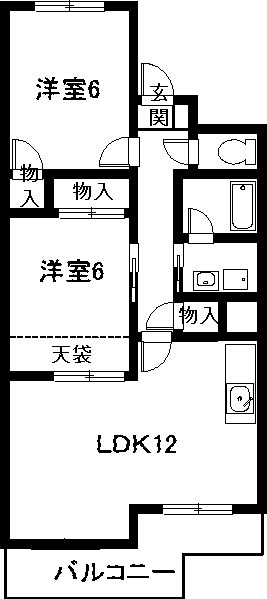 グリーンハイツ白山第1の間取り