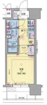 【間取り】 | プレサンス大国町ブライス