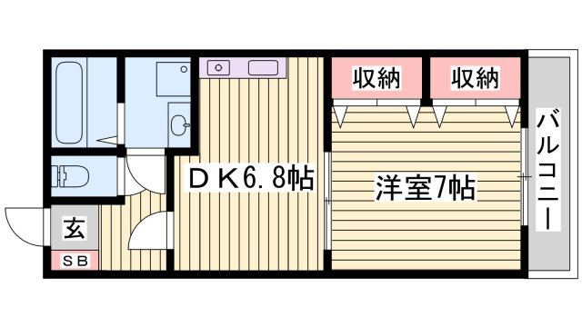 エステート英賀の間取り