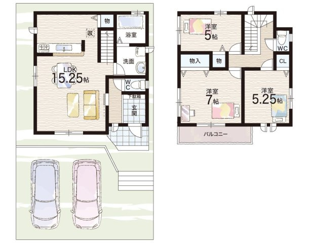 ★29(土)30(日)現地見学可能！★八幡市八幡長田　限定1邸の間取り|A号地