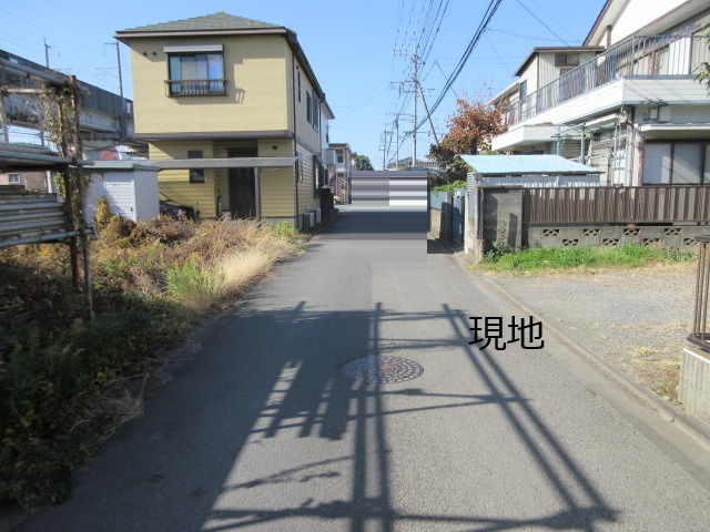 【仲介手数料無料】新築戸建　熊谷市本石2-324（全1棟）の前面道路含む現地写真