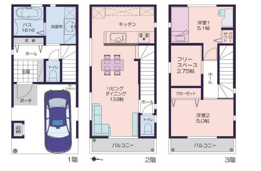 堺市東区南野田　新築戸建て