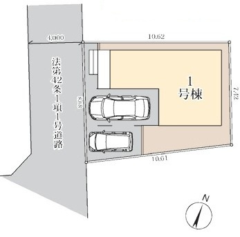 【区画図】 | 大和市中央林間西4丁目 新築戸建 全1棟