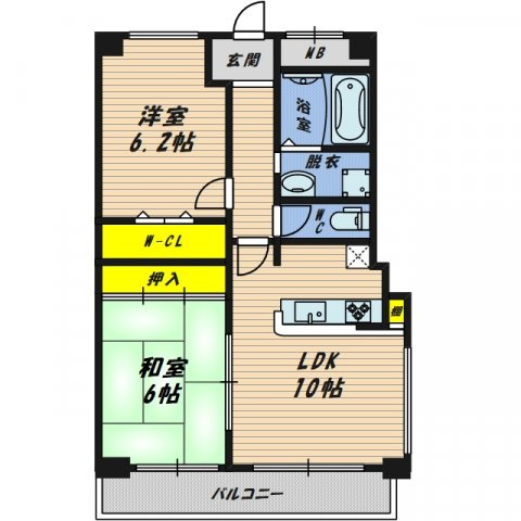 【間取り】 | ライフ野江