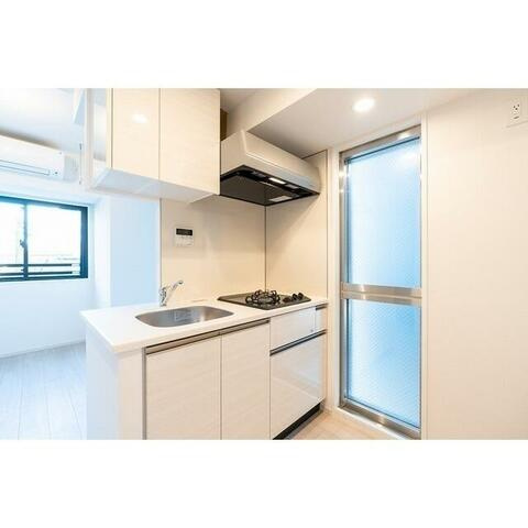 ドゥーエ横濱鶴見のキッチン|二口ガスコンロ♪