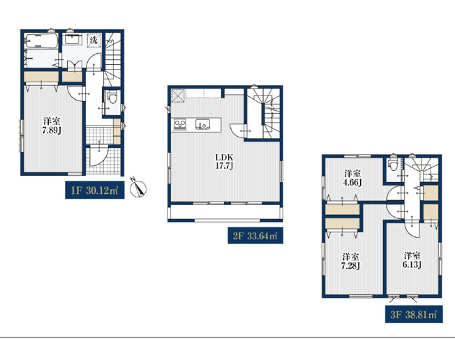 【間取り】 | 船橋市海神611①
