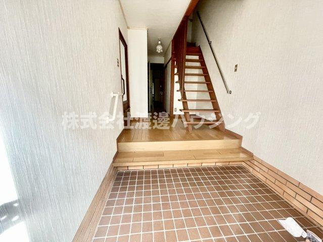 粉浜1丁目貸家の玄関