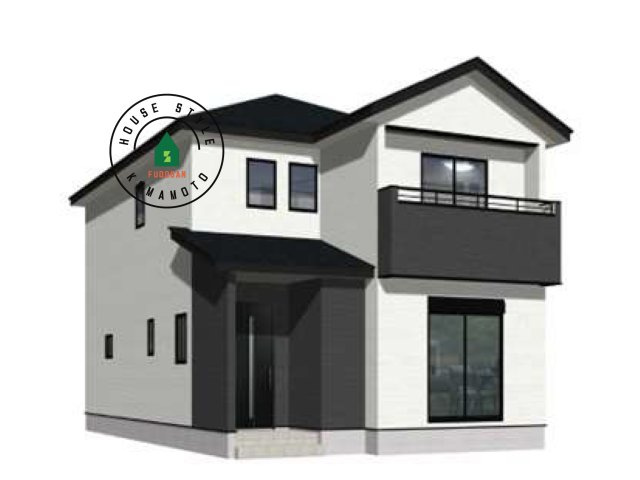 熊本市西区野中2丁目第1-2棟(1号棟)の完成予想図|外観も気になるポイント