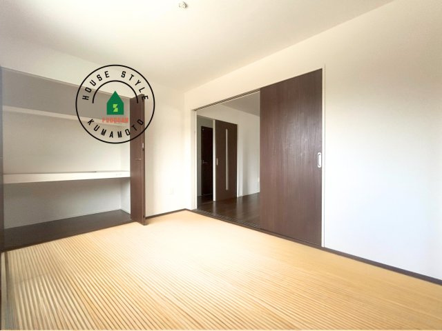 熊本市西区野中2丁目第1-2棟(1号棟)の内観：施工例|柔らかい畳が心地よい和室