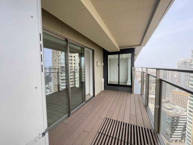 グラングリーン大阪THE NORTH RESIDENCEのバルコニー