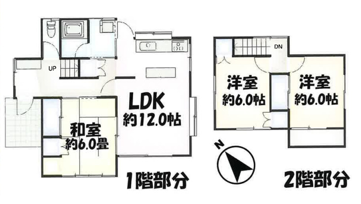 平塚市万田2丁目 中古戸建の間取り