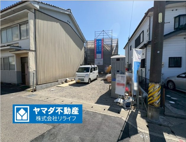 クワイエ　羽島郡笠松町上柳川町第1　全1区画分譲の外観|「現地（2026年3月5日）撮影」　
■外観写真　
■ヤマダ不動産　株式会社リライフ　