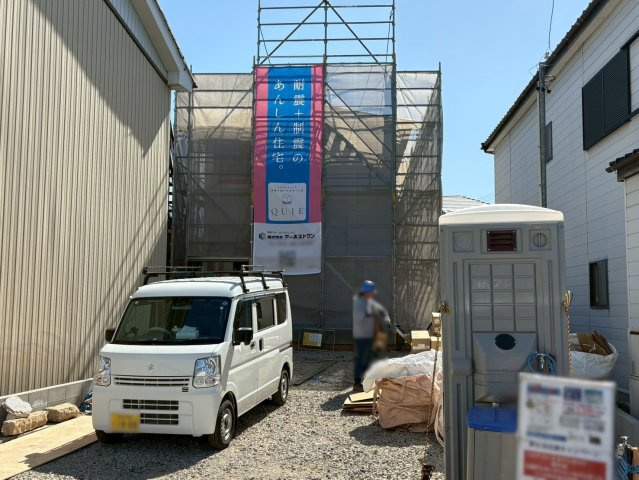 クワイエ　羽島郡笠松町上柳川町第1　全1区画分譲の外観|「現地（2026年3月5日）撮影」　
■外観写真　
■ヤマダ不動産　株式会社リライフ　