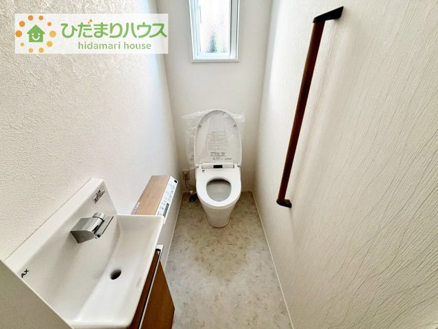 【トイレ】 | タマタウン阿見町うずら野Ⅱ　新築戸建　2号棟 | トイレは1F、2F共に完備！取り合いになることがありませんね(^^)/
