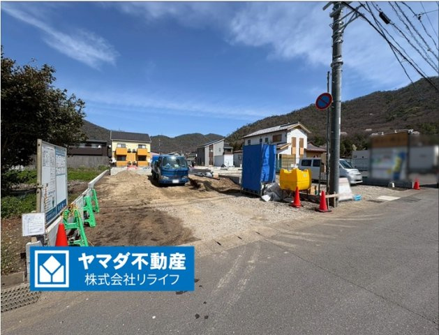 リーブルガーデン　各務原市那加桐野町1丁目　全2区画分譲の外観|「現地（2026年2月26日）撮影」　
■全体写真　
■ヤマダ不動産　株式会社リライフ　