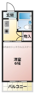 プチメゾン萱島の間取り