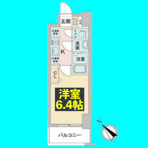 アステリ鶴舞テーセラの間取り