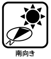 中区打越戸建てのその他|南向きの為、陽当たりがよさそうですね♪
