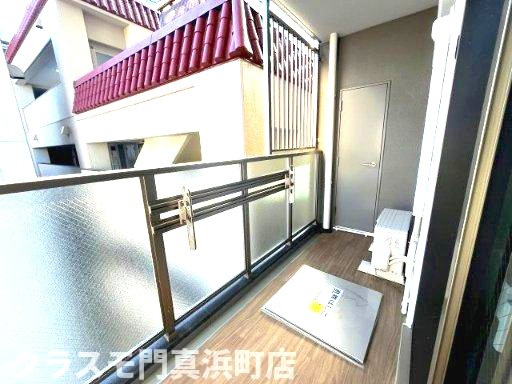 セレニテフラン難波　のバルコニー