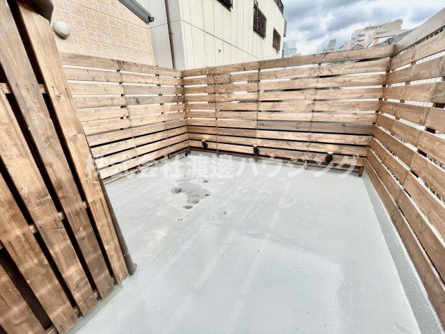 波除2丁目戸建てのバルコニー