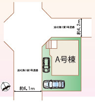 地震に強い省エネ住宅の区画図|カースペース2台可