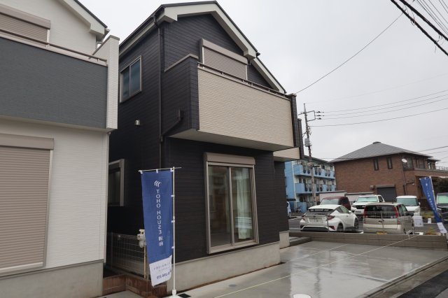 《仲介手数料無料》桜区大字神田427-2新築一戸建てハートフルタウンの外観|南道路で日当たり良好です
