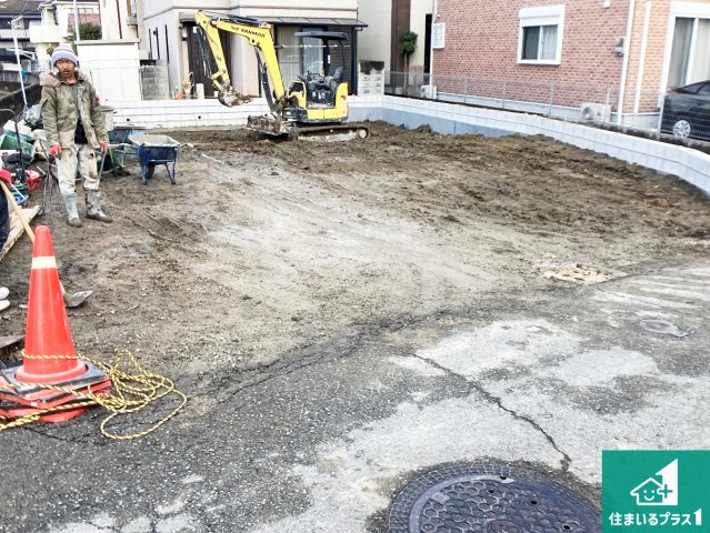 姫路市伊伝居　第1期　新築一戸建ての外観|周辺は落ち着いた街並みの住宅地！子育てがしやすい住環境です！まだ未完成ですが、現地でしかわからない事もございます。是非一度ご覧ください。