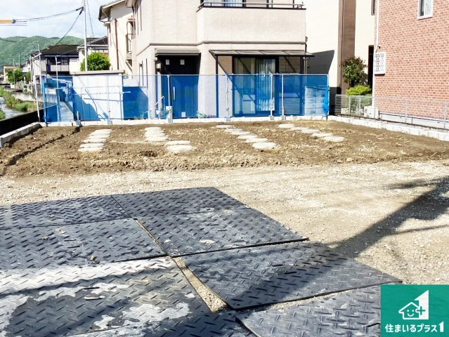 姫路市伊伝居　第1期　新築一戸建ての外観|周辺は落ち着いた街並みの住宅地！子育てがしやすい住環境です！まだ未完成ですが、現地でしかわからない事もございます。是非一度ご覧ください。