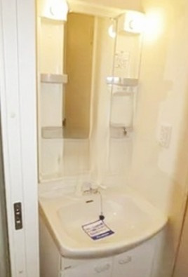 リヴィエールヴィラの洗面所