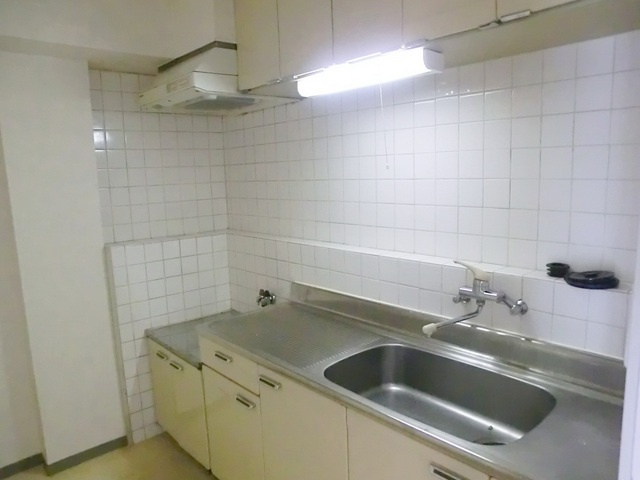 サンドリーム２５のキッチン|2口ガスコンロ設置可です。